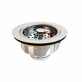 Thrifco Plumbing 3-1/2 Inch Kitchen Sink Strainer Assembly, Chrome Plated Brass 4401415